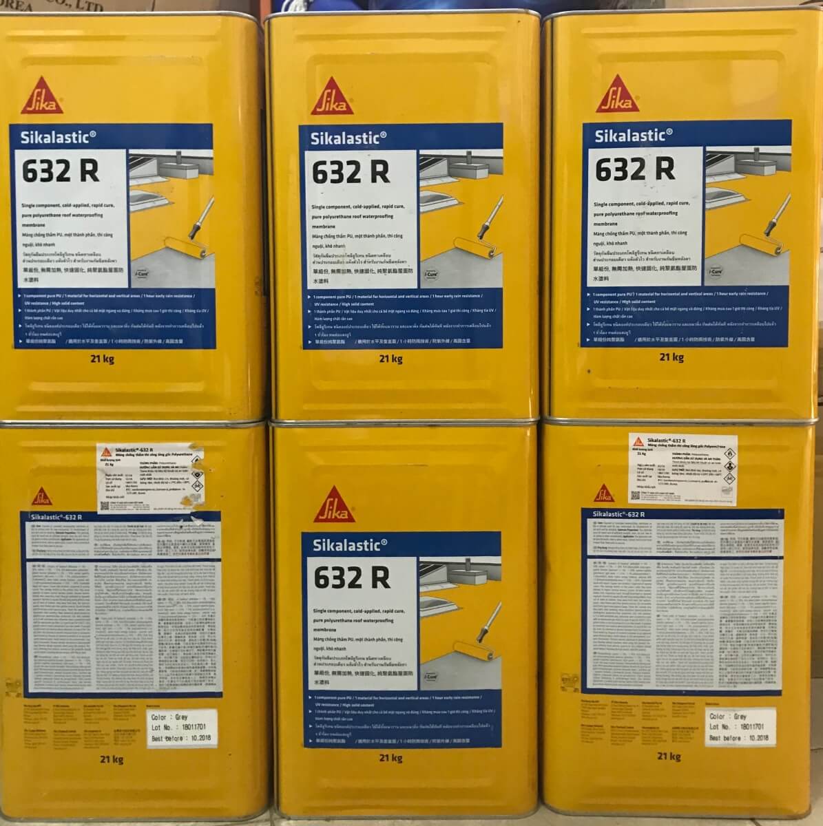Sikalastic®-632R la Màng chống thấm dạng lỏng gốc Polyurethane